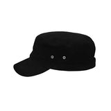 Black Fidel Cap Side View