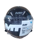 MT Street S Bezos Black-Grey Motorcycle Helmet