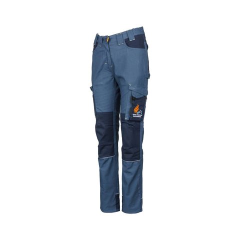 Ladies Tech Gear Trousers Airforce Blue Acid/Flame