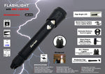 Zartek ZA412 LED Rechargeable Flashlight with Arc Lighter